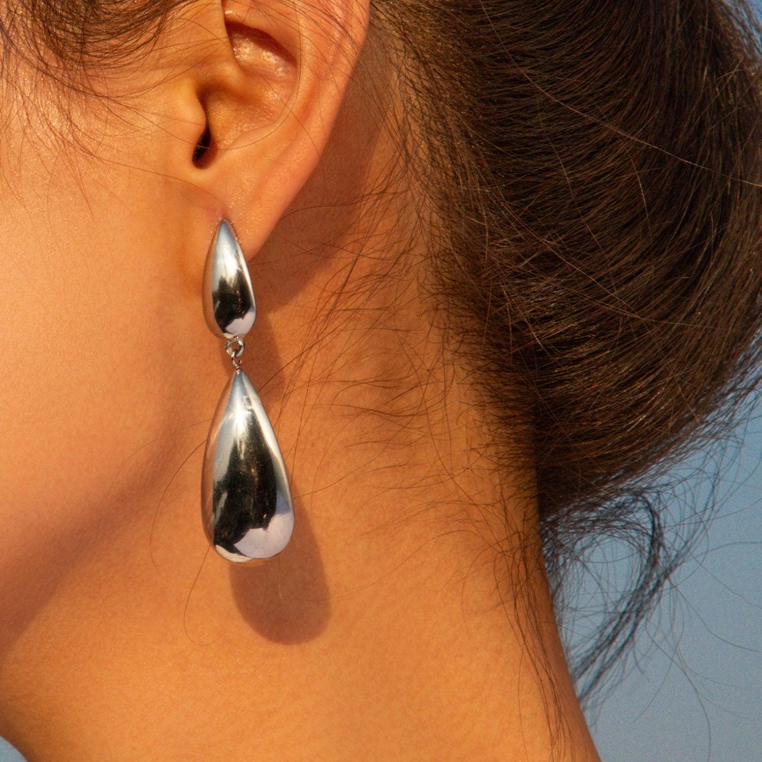 Stainless Steel Dangle Earrings Carauana Store