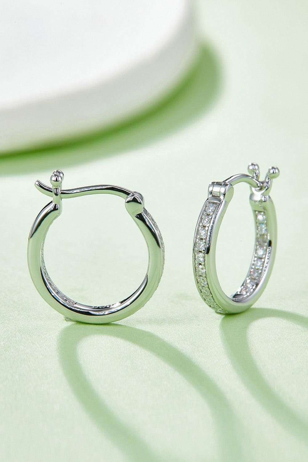 Adored Moissanite 925 Sterling Silver Earrings Carauana Store