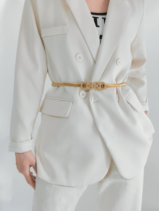 Knot Buckle Metal Belt Carauana Store