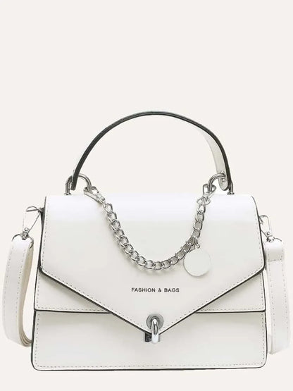 Chain PU Leather Detachable Shoulder Strap Handbag Carauana Store