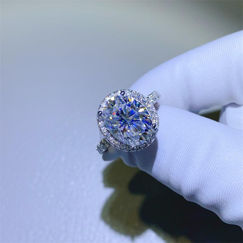 5 Carat Moissanite 925 Sterling Silver Ring Carauana Store