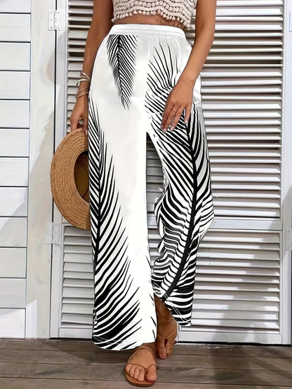 Printed Wide Leg Pants Carauana Store