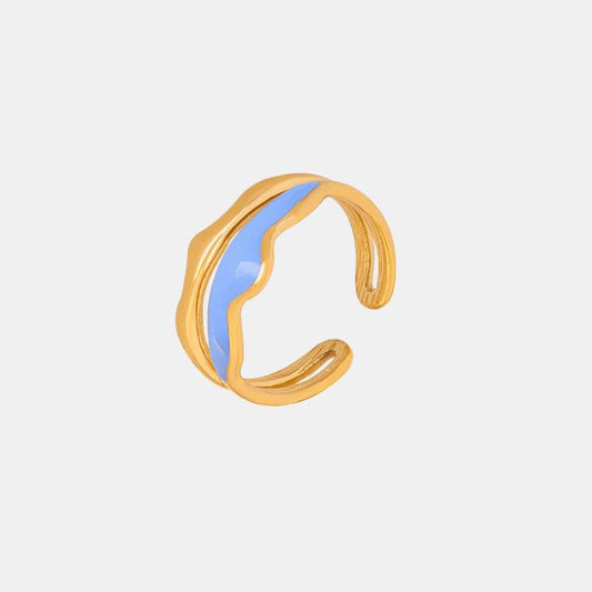 18K Gold-Plated Open Ring Carauana Store