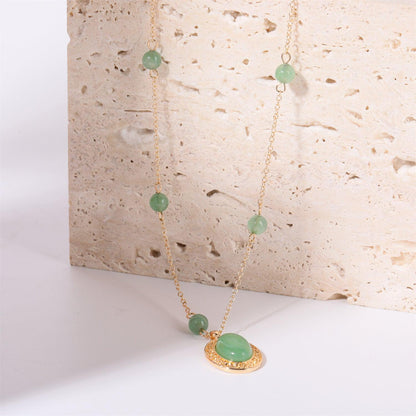 Copper Natural Crystal Pendant Necklace Carauana Store