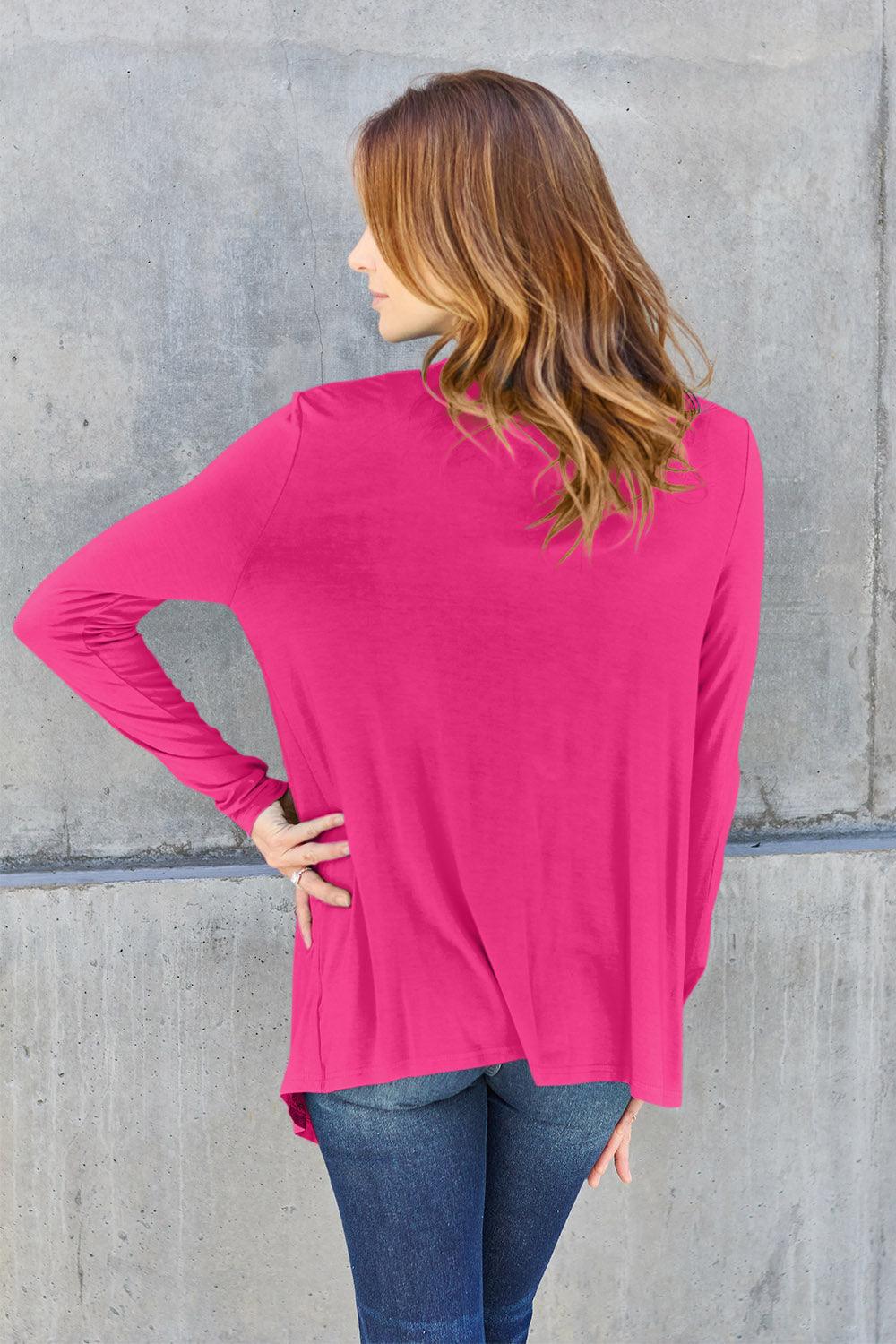Basic Bae Full Size Open Front Long Sleeve Cardigan Carauana Store