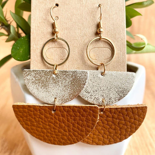 Geometrical Shape Dangle Earrings Carauana Store