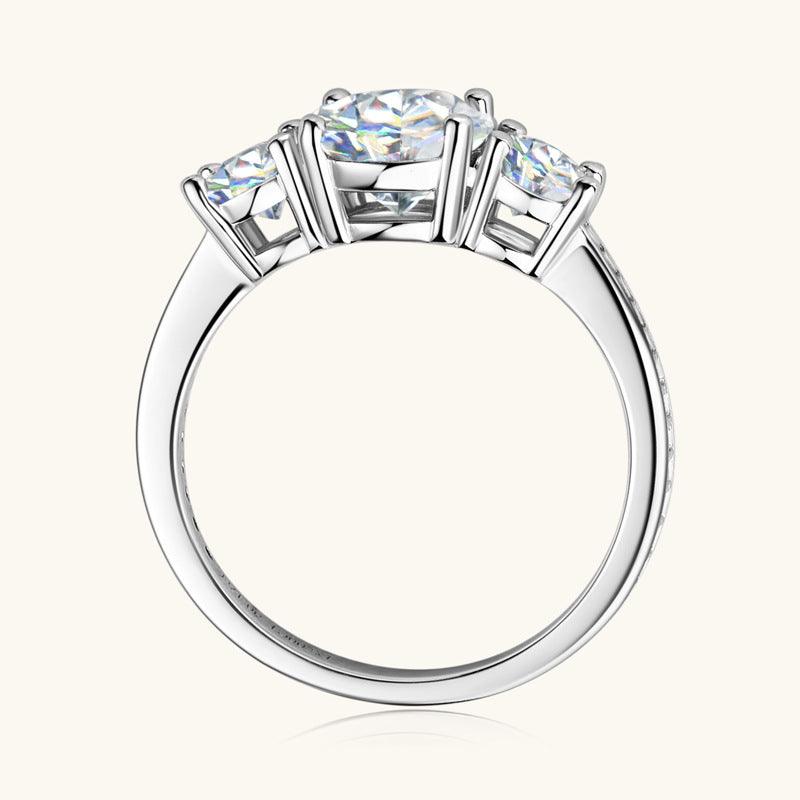 3 Carat Moissanite 925 Sterling Silver Ring Carauana Store