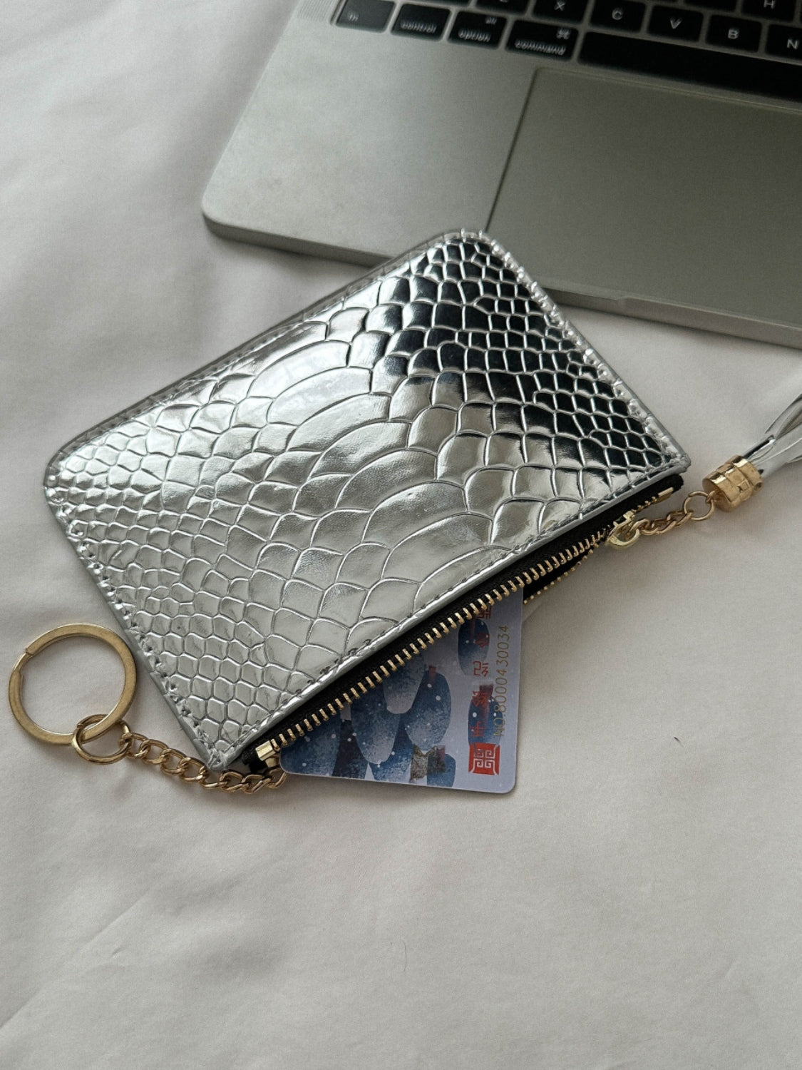 PU Leather Tassel Trim Card Case Carauana Store