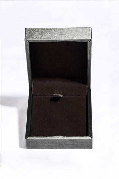 1 Carat Moissanite Square Pendant Chain Necklace Carauana Store