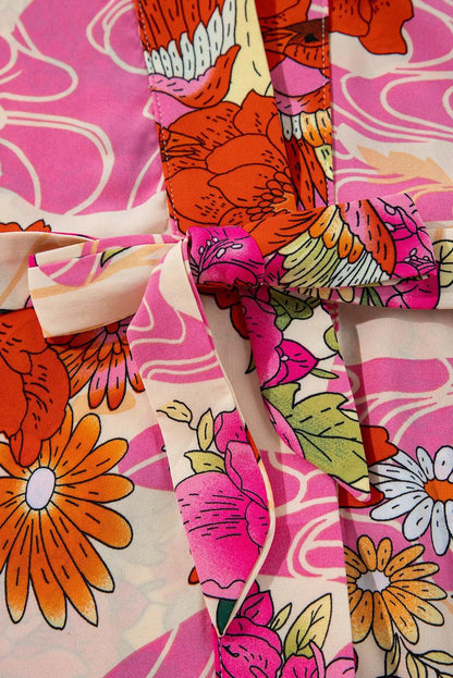 Printed Open Front Cover Up Carauana Store