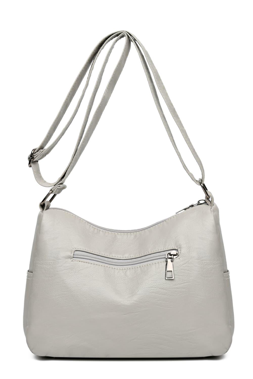 Multi-Pocket PU Leather Crossbody Bag Carauana Store