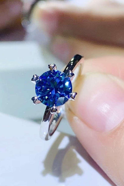 1 Carat Moissanite 6-Prong Solitaire Ring Carauana Store