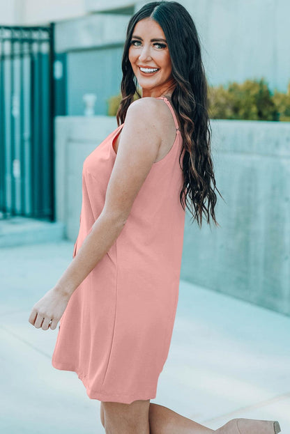 V-Neck Mini Cami Dress Carauana Store