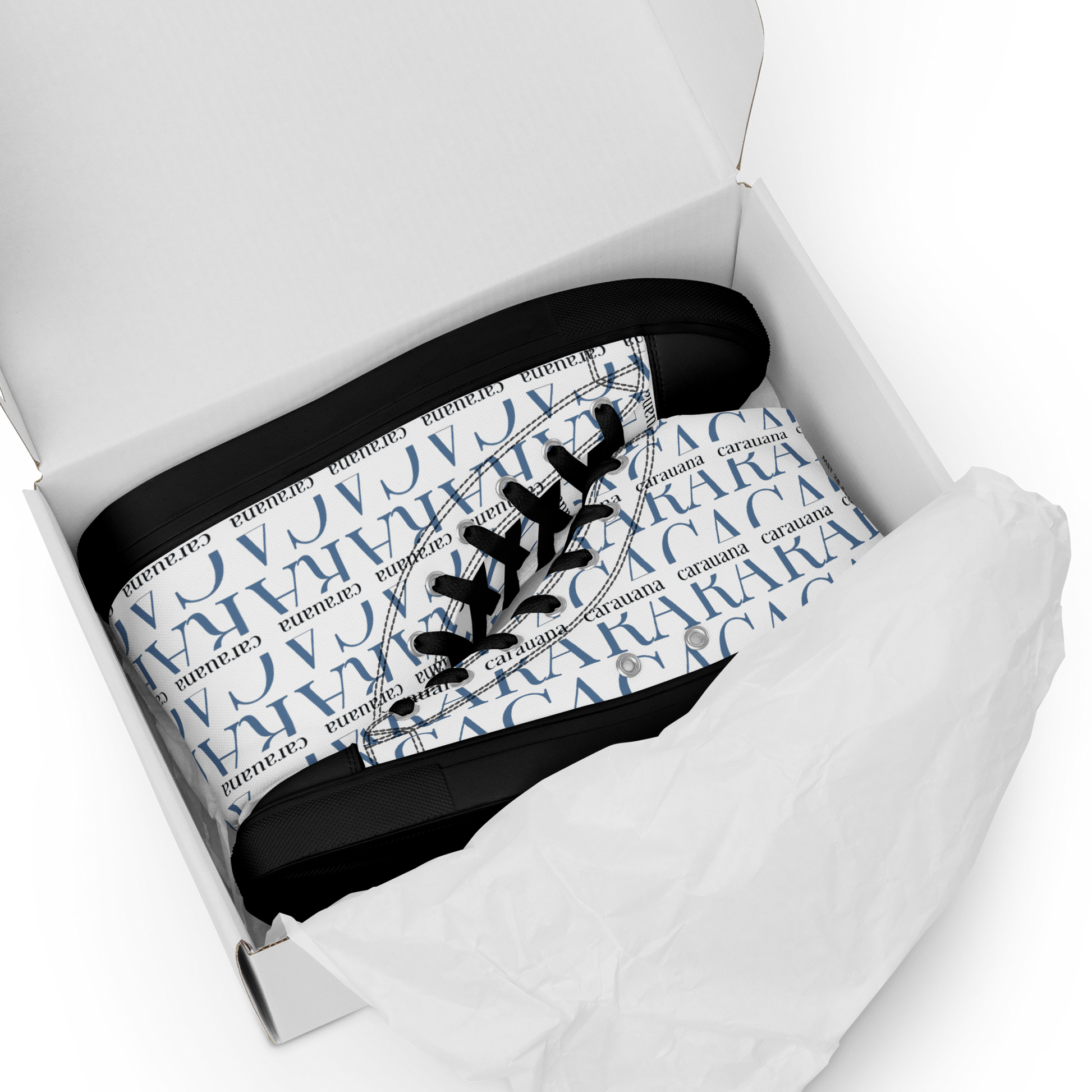 CARAUANA Fashionable high top canvas black ladies Carauana Store