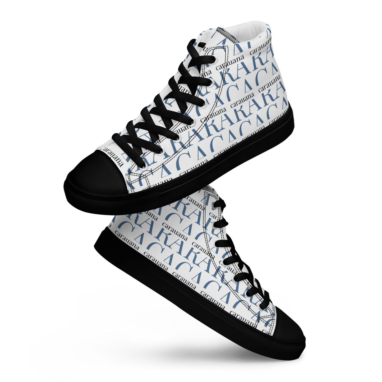 CARAUANA Fashionable high top canvas black ladies Carauana Store