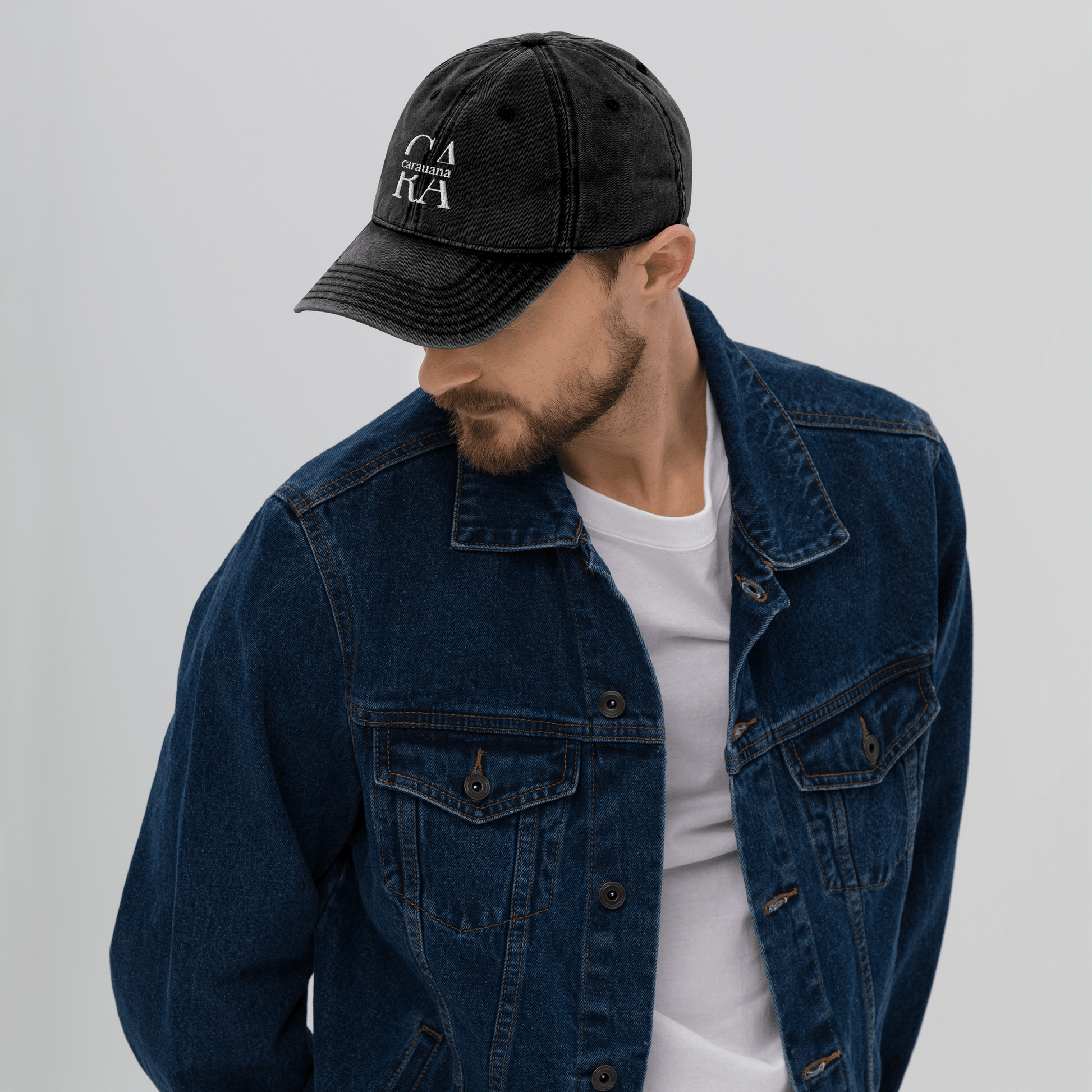 Vintage Cotton Twill Cap Men Carauana Store