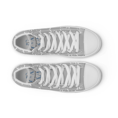 CARAUANA Hip Hop canvas shoes Grey Branded Carauana Store