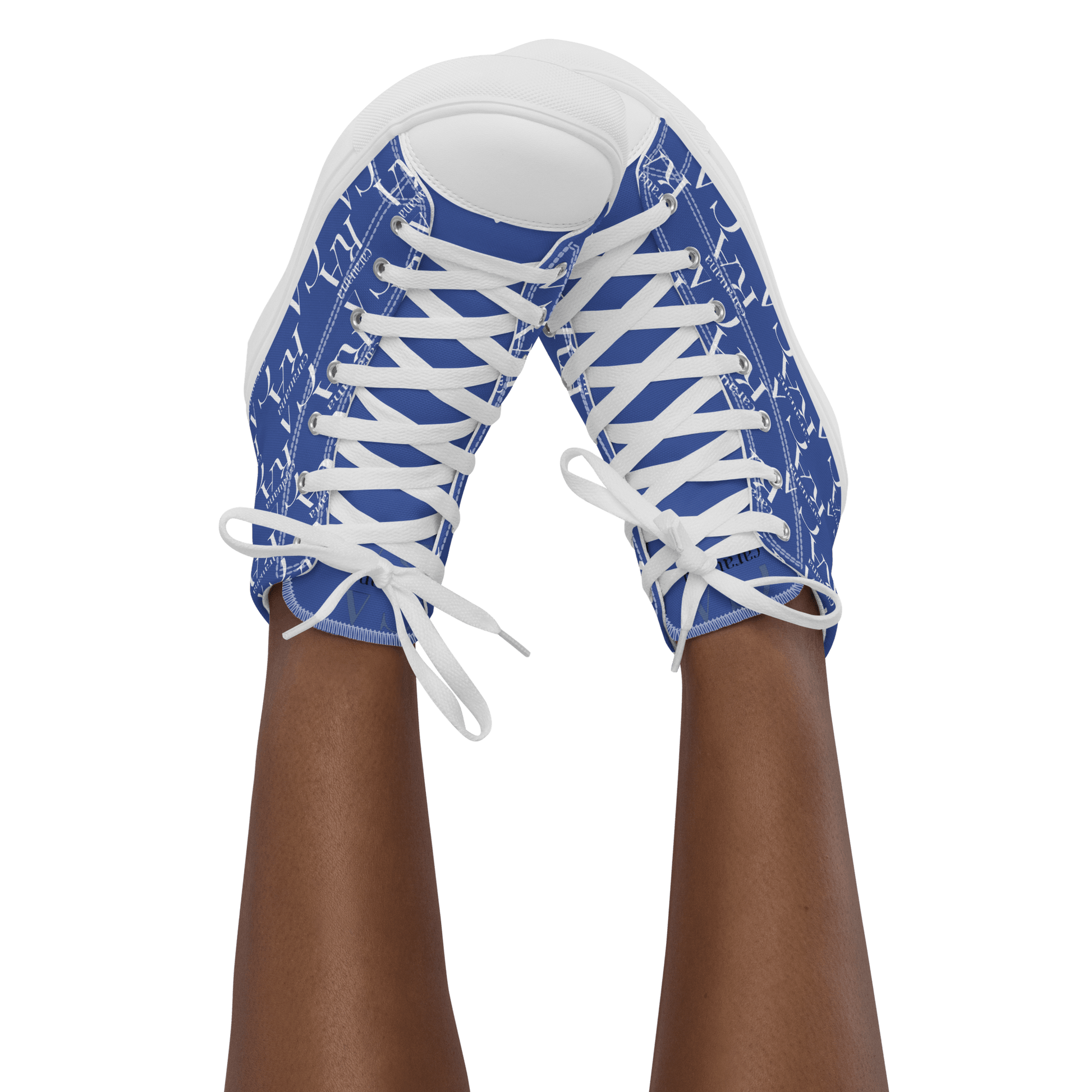 CARAUANA Hip Hop canvas shoes Blue Branded Carauana Store