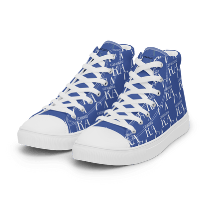 CARAUANA Hip Hop canvas shoes Blue Branded Carauana Store