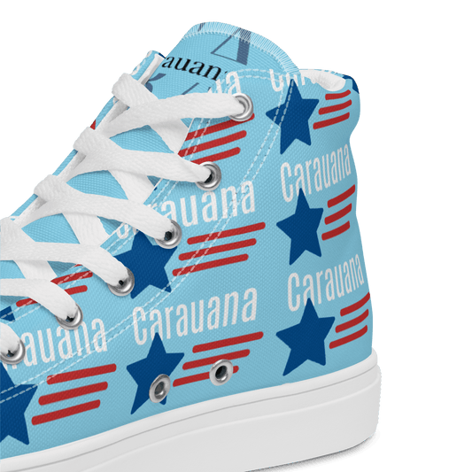 CARAUANA Hip Hop canvas shoes sky blue USA Carauana Store
