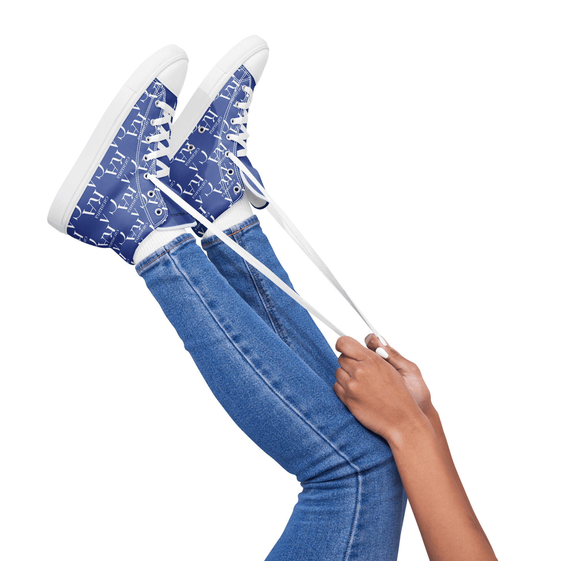 CARAUANA Hip Hop canvas shoes Blue Branded Carauana Store
