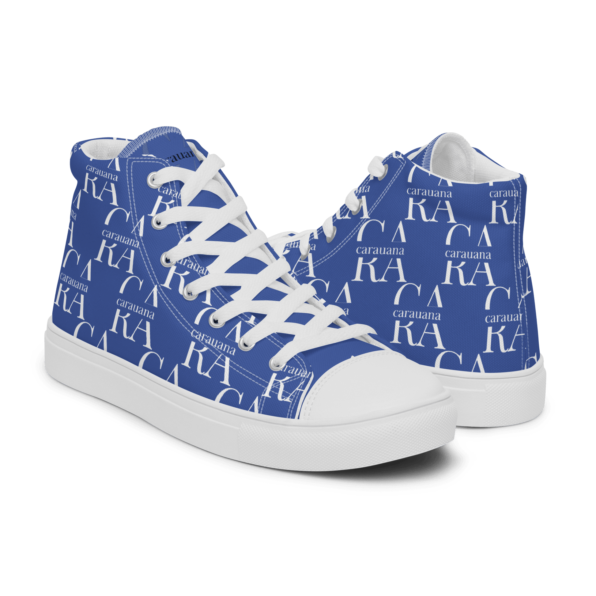 CARAUANA Hip Hop canvas shoes Blue Branded Carauana Store